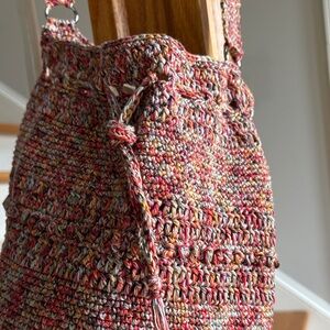 Handmade one of a kind Multicolor Woven Women's Hobo Bag